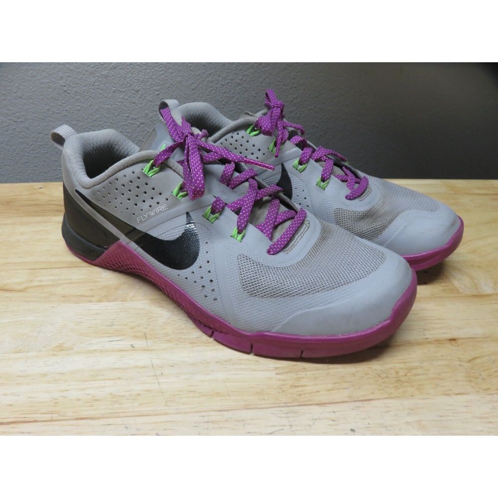 Nike Womens Metcon 1 813101-005 Gray Running Shoes Sneakers‎ Size 9.5